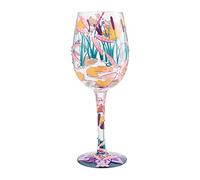 Lolita Enesco 6009218 Designs Verre à vin peint à la main Motif libellule magique 440 ml