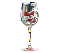 Lolita GLS11-5522P Verre Tatoo Amour Standard Verre à Vin Multicolore 22,5 cm