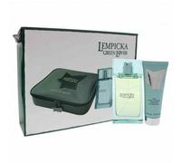 Lolita Lempicka Green Lover 3 Piece Set EDT 100ml Aftershave Gel 75 For Men
