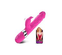 Lolitree Thicker Huge Rabbit Vibrator, AI Sync More Powerful 3.0 Motor Lengthening Vibrators for Clitoral G-spot Stimulator, Waterproof Flexible Silicone Adult Sex Toys for Women 7 Modes Vibabrator