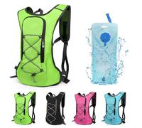 Lollanda Sac à Dos de Vélo et Randonnée - Étanche pour Homme et Femme, VTT, Cyclisme, Camping, Course - Hydratation Vert, 2 L