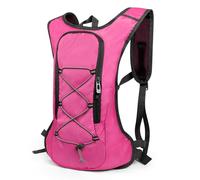 Lollanda Sac à dos de vélo, sac à dos de randonnée, étanche, pour homme et femme, sac à dos de VTT pour cyclisme, camping, course (rose)
