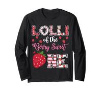Lolli of The Berry Sweet One Strawberry Birthday Girl Manche Longue