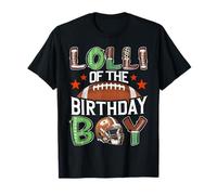 Lolli Of The Birthday Boy Game Day Football T-Shirt
