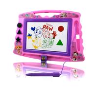 Lollipop PAW Patrol Planche dessin magntique avec stylet et 3 tampons pour filles ou garons (rose)