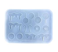Lollipop Silicone Moule Resin Decorative Bijoux Faire Des Moules Moule Nail Art Stickers Crucifix Epoxy Resin Silicone Moules