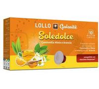 Lollo Box Golositè Getränkekapseln Soledolce, Kamille & Honig, kompatibel mit Nespresso-Kapselsystem, 10 Kapseln