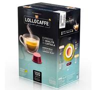 Lollo Caffé Capsules de café décaféiné Lollo Caffe pour Lavazza Blue® DEK, 100 unités