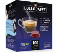 Lollo Caffé Capsules Lollo Caffe pour Lavazza A Modo Mio® Dek 100 pièces