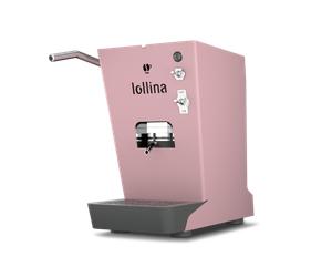 Lollo Caffé Machine à café Lollo Caffe sur ESE PODS LOLLINA Rosapop rose + 40 ESE Pods