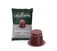 Lollo Caffè Passion Espresso, Mélange Argent - 200 (2x100) Capsules - Compatible avec les machines domestiques Nespresso*