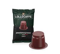 LOLLO CAFFÈ - PASSIONESPRESSO NERO - Box 100 CAPSULES COMPATIBLES NESPRESSO 5.5g