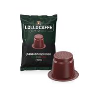 LOLLO CAFFÈ - PASSIONESPRESSO NERO - Box 100 CAPSULES COMPATIBLES NESPRESSO 5.5g