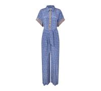 Lollys Laundry - Combinaison d'inspiration ethnique en bleu et orange - Femme - Combinaisons et Ensembles - Bleu - Taille: 40 FR