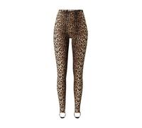 Lollys Laundry - Leggings Imprimé Léopard - Femme - Pantalons - Brun - Taille: 40 FR