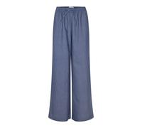 Lollys Laundry - Pantalon à Rayures avec Taille Élastique Bleu Foncé - Femme - Pantalons - Bleu - Taille: 40 FR
