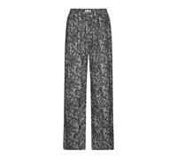 Lollys Laundry - Pantalon Noir Lavé BillLL avec Taille Élastique - Femme - Pantalons - Multicolore - Taille: 38 FR