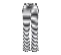 Lollys Laundry - Pantalon Rayé Marine avec Taille Élastique - Femme - Pantalons - Multicolore - Taille: 44 FR