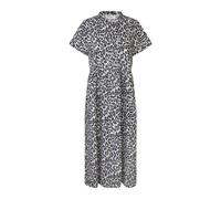Lollys Laundry - Robe Longue Imprimé Léopard - Femme - Robes - Noir - Taille: 36 FR
