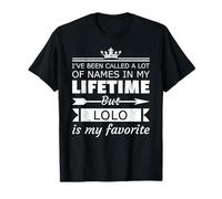 Lolo Is My Favorite Name Fête des pères Grand-père T-Shirt