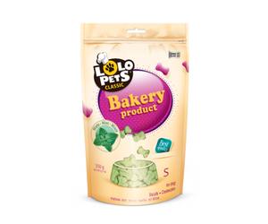 LOLO PETS Biscuits en forme d'ossements pour chiens S menthe 350g
