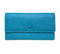 LOLUNA® Compagnon de Voyage Multifonction Tout en Un, Porte chéquier, Carte, Monnaie et identité - idée Cadeau Noël, fête, Anniversaire - Turquoise