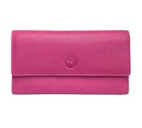 LOLUNA® Compagnon de voyage multifonction tout en un, porte chéquier, carte, monnaie - idée cadeau, fête, anniversaire (Fuchsia)