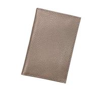LOLUNA® Etui Carte Grise Cuir, permis Conduire Voiture, identité, Assurance, 4 Volets, Plusieurs Couleur Homme et Femme (Taupe)