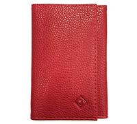 LOLUNA® Etui Carte Grise Cuir, permis Conduire Voiture, identité et Assurance - 3 Volets - Ancien permis Grand Format -Plusieurs Couleur Homme et Femme - Rouge