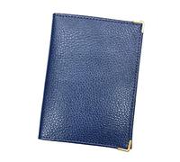 LOLUNA® Etui Carte Grise Cuir, permis Conduire Voiture, identité et Assurance - 5 Cartes - Plusieurs Couleur Homme et Femme - Bleu Marine