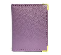 LOLUNA® - Etui Porte-Carte 22 Pages Format Livre Compact en Cuir Graine Couleur Mode pour Homme et Femme