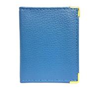 LOLUNA® - Etui Porte-Carte 22 Pages Format Livre Compact en Cuir Graine Couleur Mode pour Homme et Femme