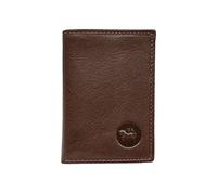 LOLUNA® Mini Portefeuille Cuir Protection RFID Blocage, Format Mini Poche, Complet pour 10 Cartes et Monnaie - Idée Cadeau - Marron