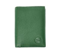 LOLUNA® Petit Portefeuille Cuir Souple, 2 Volets Compact et Pratique pour Placer permis, identité, Cartes, Billet et Monnaie - Vert
