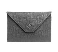 LOLUNA® Pochette Format enveloppe pour Papier Voiture, Carte Grise, permis Conduire Tout en Cuir Plusieurs Couleur Homme et Femme (Gris)