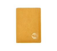 LOLUNA® Porte carte cuir, RFID, 3 volets, 9 cartes, Compact, Mini Portefeuille, billet, identite, permis, Homme / Femme (Jaune)