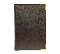 LOLUNA® Porte-Carte Simple 1 à 2 Carte Compact en Cuir Existe en Plusieur Couleur pour Homme et Femme (Marron)
