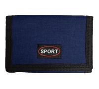 LOLUNA® Portefeuille Scratch en Toile, Porte Monnaie, Billet, Carte, Identité, Permis et Doublure résistante (Bleu)