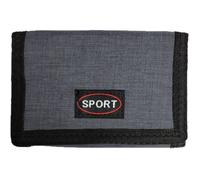 LOLUNA® Portefeuille Scratch en Toile, Porte Monnaie, Billet, Carte, Identité, Permis et Doublure résistante (Gris)