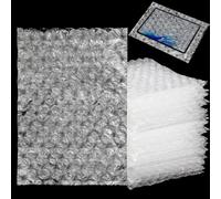 LOLYSIC 200 Pezzi Pluriball Imballaggio 10 x 15cm Plastica Pluriboll, Carta Imballaggio Bolle, per Imballaggio Oggetti Fragili Trasloco