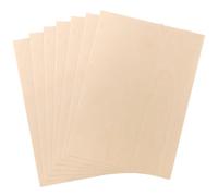 LOLYSIC Lot de 16 Contreplaqué 3mm 42x30 cm, Plaque Bois Naturel Format A3, Planche Bois Vierge pour Découpe Laser, Pyrogravure et Modélisme