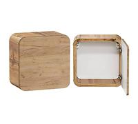 Lomadox Meuble de salle de bain suspendu 1 porte Décor chêne large/h x p : 35/35/20 cm