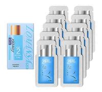 Lomansa Kit de levage de cils, lotion permanente séparée, sachets individuels pour fixation des cils et plastification des sourcils, 10 sachets, 0,8 g chacun (étape #2)