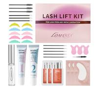 Lomansa Kit Rehaussement de Cils, Lash Lift Kit, Tube à Compression Facile, Adapté aux Débutants, 15 Utilisations, Jusqu'à 6 Semaines de Boucles