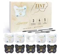 Lomansa Teinture Cils Noir, Teinture Sourcil, Coloration Sourcil et Coloration Cils Noir, 5 Applications, Rapide et Facile pour les Débutants