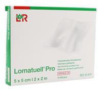 Lomatuell Pro Compresse Stérile Interface Gélifiante 5x5cm 10 Pièces (30870)