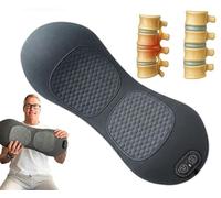LombaTech 3 en 1 Masseur Lombaire et Sciatique, Thérapie du Dos avec Alignement de la Colonne Vertébrale, Soutien Dorsal Ergonomique pour Sommeil