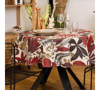 LOMBOK Nappe 70% coton 30% polyester enduit Ronde D155 Burnt russet SUD ETOFFE