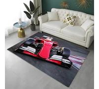 LOMDEM Tapis Tracteur pour Chambre Enfant, Formule Course Cool Tapis de Sol de Gaming Antidérapant Décoration de Salle de Jeux Salon pour Chambre Garçon et Adolescent, 80x120 cm, Color 1