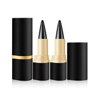 lomdung 2 Pièces Crayon Noir Waterproof Yeux, Eyeliner Mat à Séchage Rapide, Khol Noir Résistant aux bavures, Crayon Yeux pour des lignes précises, Maquillage Longue Tenue